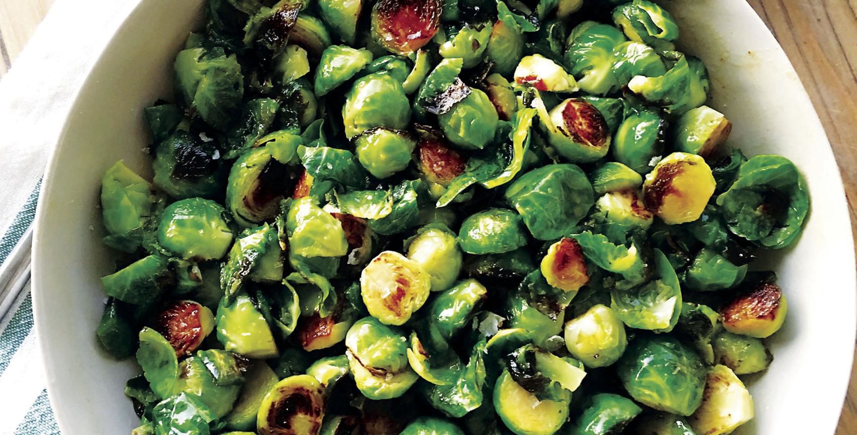 Crispy Dijon Brussels Sprouts